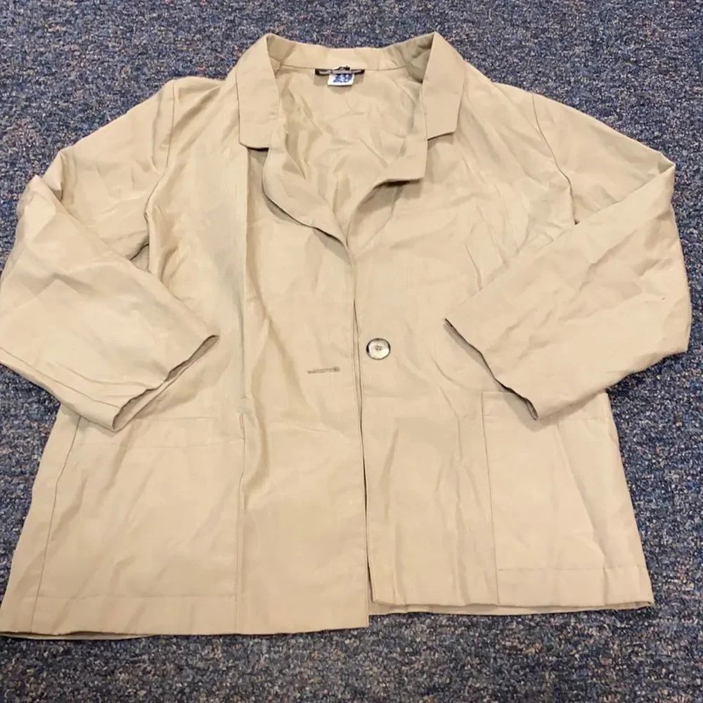 Sag Harbor Tan Light weight Blazer sz. 14